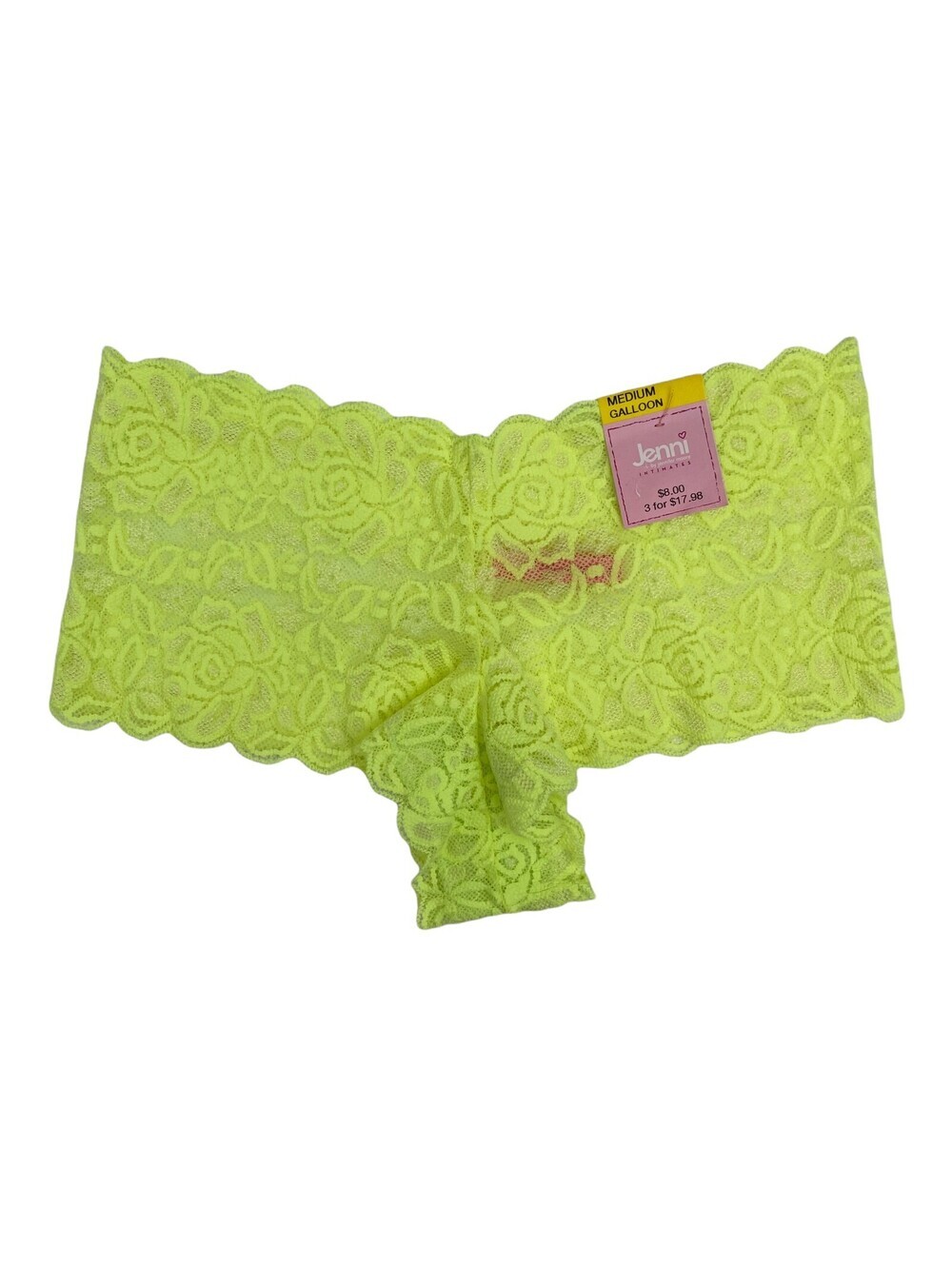 Jenni Womens Galloon Lace Hipster Size M